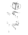 Diagram for Dodge Dart ABS Control Module - 68240383AB