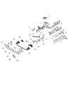 Diagram for Mopar Front Cross-Member - 68247223AA