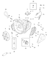 Diagram for 2018 Jeep Compass Transmission Pan - 68372551AA