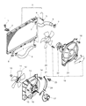 Diagram for Chrysler Sebring Cooling Fan Assembly - MB906062