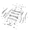 Diagram for 2022 Jeep Grand Cherokee WK Axle Beam - 68256664AB