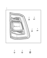 Diagram for 2021 Ram 1500 Tail Light - 55112992AD