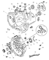 Diagram for Chrysler Cirrus Transfer Case Seal - 4761107