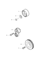 Diagram for Ram ProMaster 2500 Belt Tensioner - 68100947AA