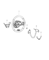 Diagram for 2021 Jeep Cherokee Steering Wheel - 7AY49DX9AA