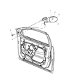 Diagram for Dodge Intrepid Car Mirror - 4574591AB