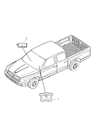 Diagram for 2008 Dodge Dakota Air Bag - 1EM32ZJ8AB