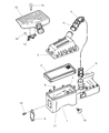 Diagram for 1992 Jeep Comanche Air Intake Coupling - 53006275