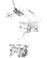 Diagram for Jeep Wrangler Parking Brake Cable - 52059891AG