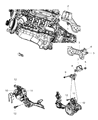 Diagram for 2017 Ram 1500 Engine Mount - 68149798AB