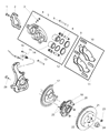 Diagram for Dodge Wheel Stud - 6507624AA