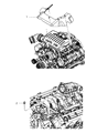 Diagram for 2009 Jeep Grand Cherokee Engine Cover - 53013964AA
