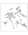 Diagram for 2011 Dodge Journey EGR Valve Gasket - 68101343AA