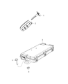 Diagram for 2013 Dodge Viper Car Key - 5035188AB