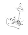 Diagram for Chrysler PT Cruiser Shift Knob - 1BX47BDAAA