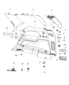 Diagram for Dodge Cup Holder - 1VL47GT5AB