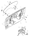 Diagram for 2002 Chrysler Prowler Door Check - 4815094AC