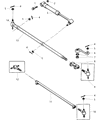 Diagram for 2006 Jeep Wrangler Tie Rod End - 52005742AC