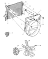 Diagram for Dodge Ram 3500 Radiator - 55056682AA