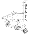 Diagram for Dodge Ram 3500 Brake Line - 52121394AF