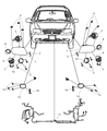 Diagram for Dodge Caravan Headlight - 4857700AC