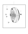 Diagram for 2008 Chrysler Town & Country Torque Converter - 68103529AA