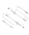 Diagram for 2014 Jeep Wrangler Universal Joint - 68145053AA