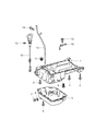 Diagram for Dodge Sprinter 3500 Dipstick Tube - 68006098AA