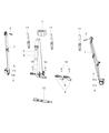 Diagram for Ram Seat Belt - 6TB121X7AA