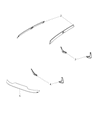 Diagram for Mopar Mud Flaps - 82214128