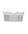 Diagram for Jeep Patriot Grille - 5116363AA