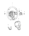 Diagram for 2021 Jeep Compass Steering Wheel - 7DY73LA8AA