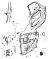 Diagram for Dodge Nitro Window Regulator - 68004820AA