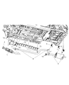Diagram for Chrysler PT Cruiser Exhaust Heat Shield - 5164914AA
