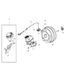 Diagram for 2015 Chrysler 200 Brake Booster - 68245355AB