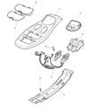 Diagram for Dodge Dakota Dome Light - WE89TL2AA