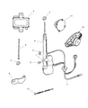 Diagram for Chrysler New Yorker Antenna - 4608017