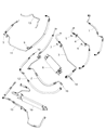 Diagram for 2012 Dodge Challenger Power Steering Hose - 68078363AC