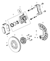 Diagram for 2014 Dodge Dart Brake Pad - 68233857AB