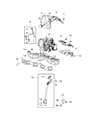 Diagram for Jeep Compass Turbocharger - 68303438AA