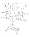 Diagram for Jeep Cherokee Seat Cushion - 68417652AA