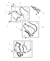 Diagram for 2005 Chrysler Sebring Timing Cover - MD325374