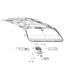 Diagram for Mopar Mirror Cover - 68306588AA
