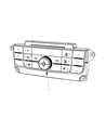 Diagram for 2012 Dodge Durango A/C Switch - 55111833AC