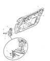 Diagram for 2014 Dodge Viper Door Hinge - 4865462AE