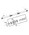 Diagram for 2009 Dodge Sprinter 2500 Drive Shaft - 68006638AA