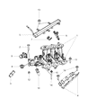 Diagram for Dodge Grand Caravan Intake Manifold - 4781035AM