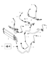 Diagram for Jeep Power Steering Cooler - 5181674AD
