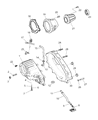 Diagram for 2003 Dodge Durango Transfer Case - 5086039AA