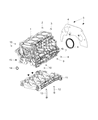 Diagram for 2018 Jeep Wrangler Crankshaft Seal - 68252219AA